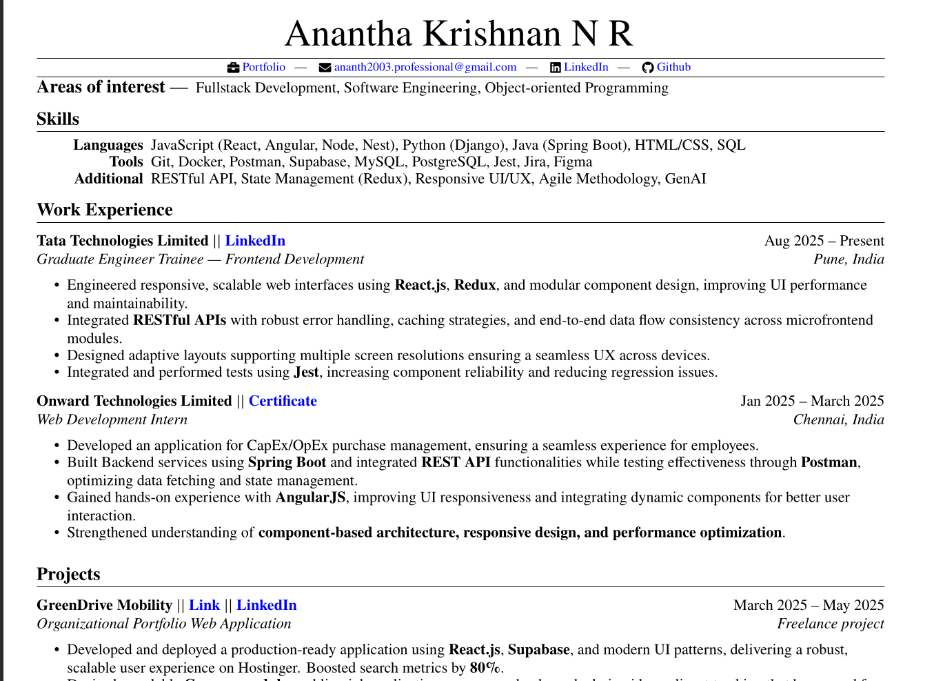 Resume Thumbnail